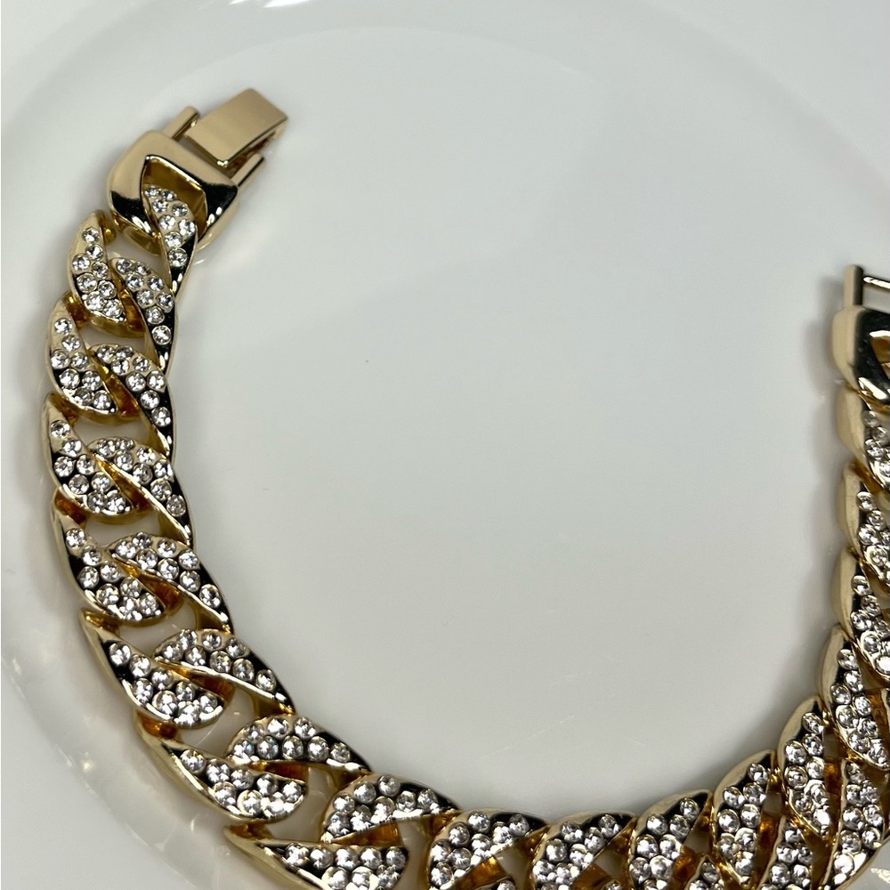 14k gold filled unique cz bracelet - Picture 3 of 5